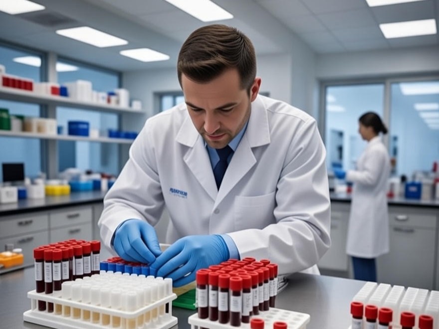 Blood Bank Lab Setup